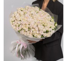 101 Кустовая Пионовидная Сиреневая Роза (50 см.)