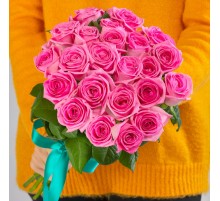 21 Ярко-Розовая Роза (50 см.)