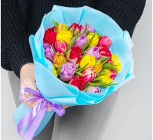25 Пионовидных Тюльпанов Микс