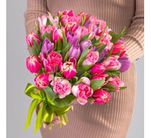 35 Пионовидных Тюльпанов Микс