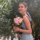 5 Пионовидных Роз Пинк Охара (50 см.)