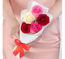 Букет "5 Роз Микс (30 см.)"