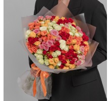 51 Кустовая Роза Микс (50 см.)