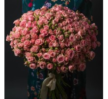 51 Кустовая Розовая Роза (50 см.)