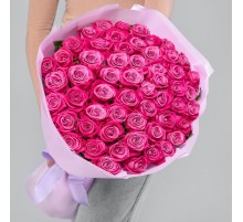 55 Малиновых Роз (70 см.)