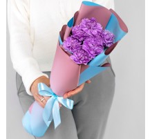 Букет 7 Сиреневых Гвоздик