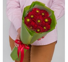 9 Красных Георгинов