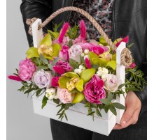 Букет "Июнь" в ящике