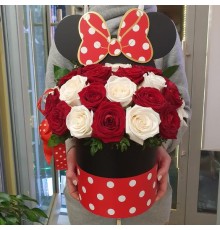 Детский букет "Mini Mouse" в коробке