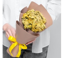 Готовый Букет "Желтая Статица" мини сухоцвет