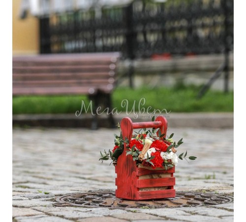 Букет "Кориандр" в ящике