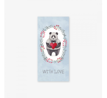 Конверт для денег "With love" панда