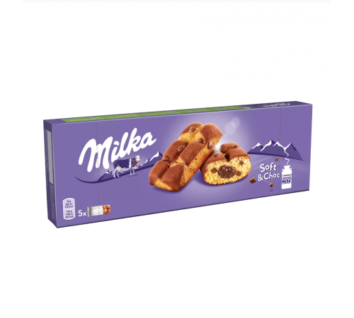 Пирожное "Milka" с шоколадной начинкой - 175 гр.