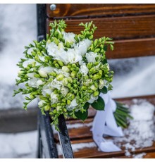 Свадебный Букет Невесты "Фрезия"