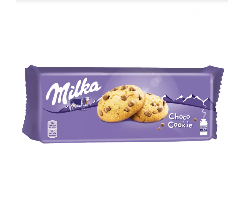 Печенье "Milka" с кусочками молочного шоколада - 168 гр.