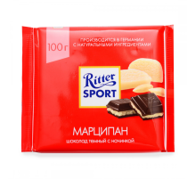 Шоколад "Ritter Sport" Марципан (Тёмный) 100 гр.