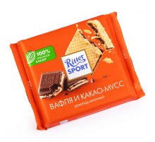 Шоколад "Ritter Sport" Вафля-Какао-Мусс (Молочный) 100 гр.