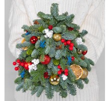 Новогодняя ёлка микс (25 см.)