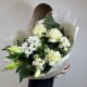 Авторский букет «Белый Ангел» с французскими розами