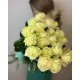 Моно букет из 25 Белых Роз Эквадор