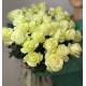 Моно букет из 35 Белых Роз Эквадор