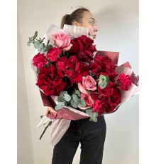 Авторский шикарный букет с французской розой